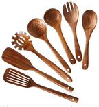 Acacia Wood Cooking Spatula Set