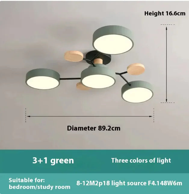 Modern Minimalist Ceiling Lamp – Creative LED Lighting for Living Room