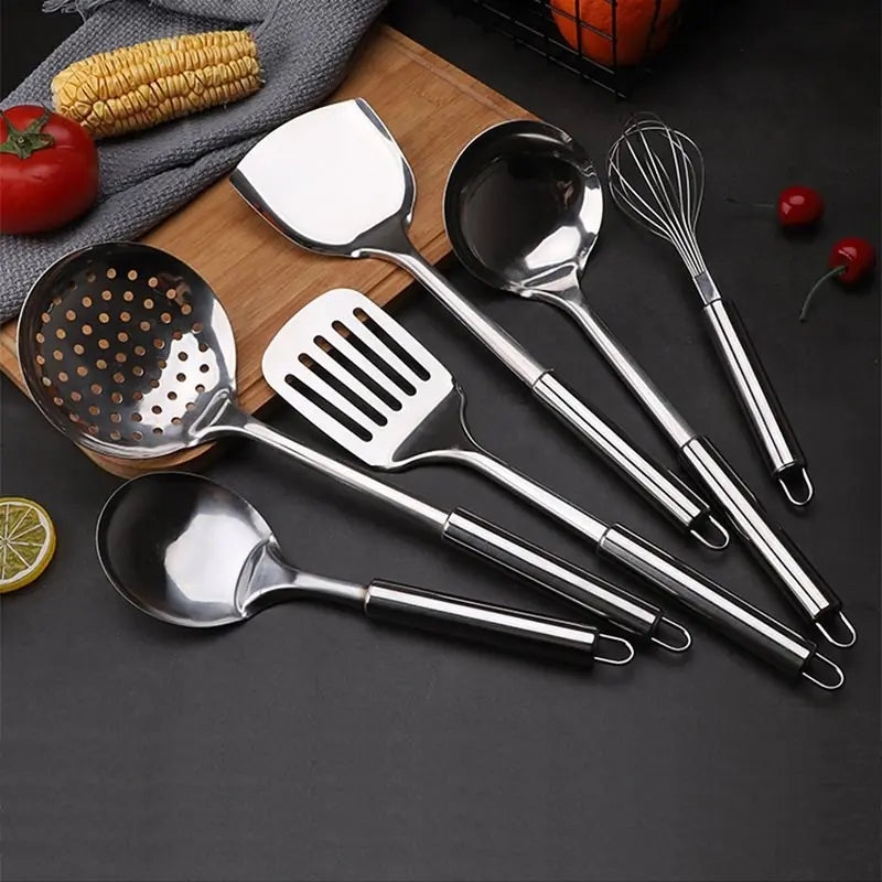 7-Piece Stainless Steel Cooking Utensil Set