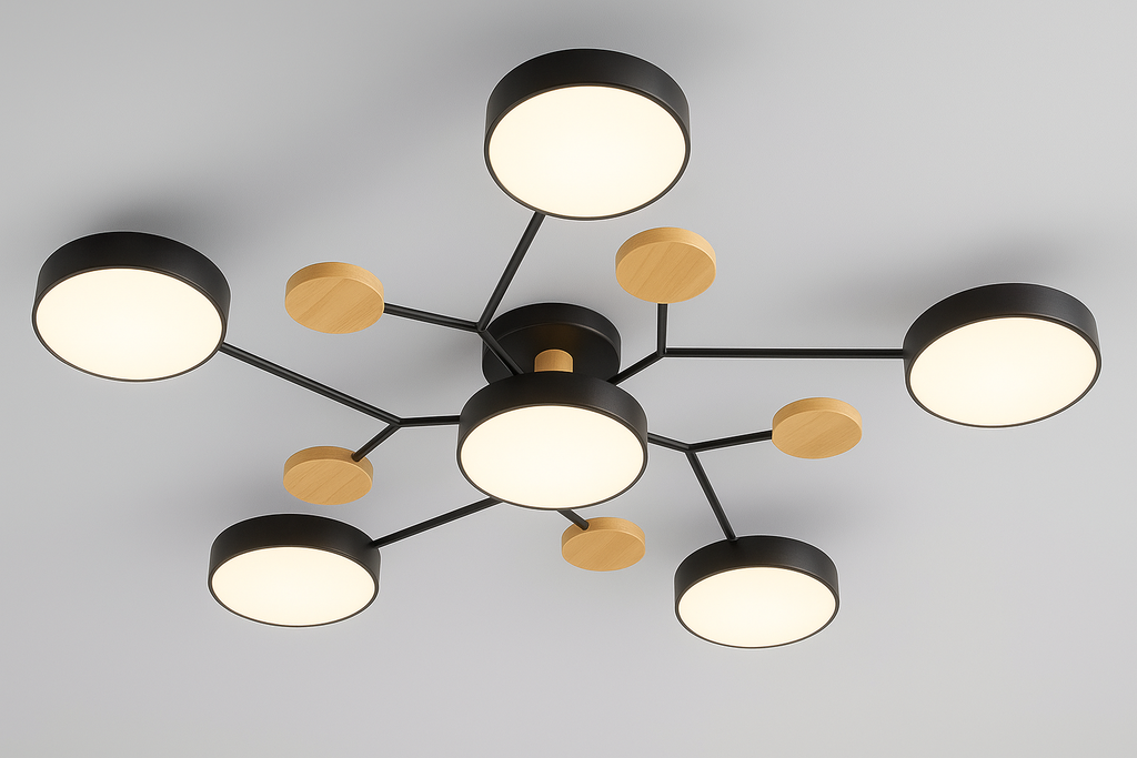 Modern Minimalist Ceiling Lamp – Creative LED Lighting for Living Room