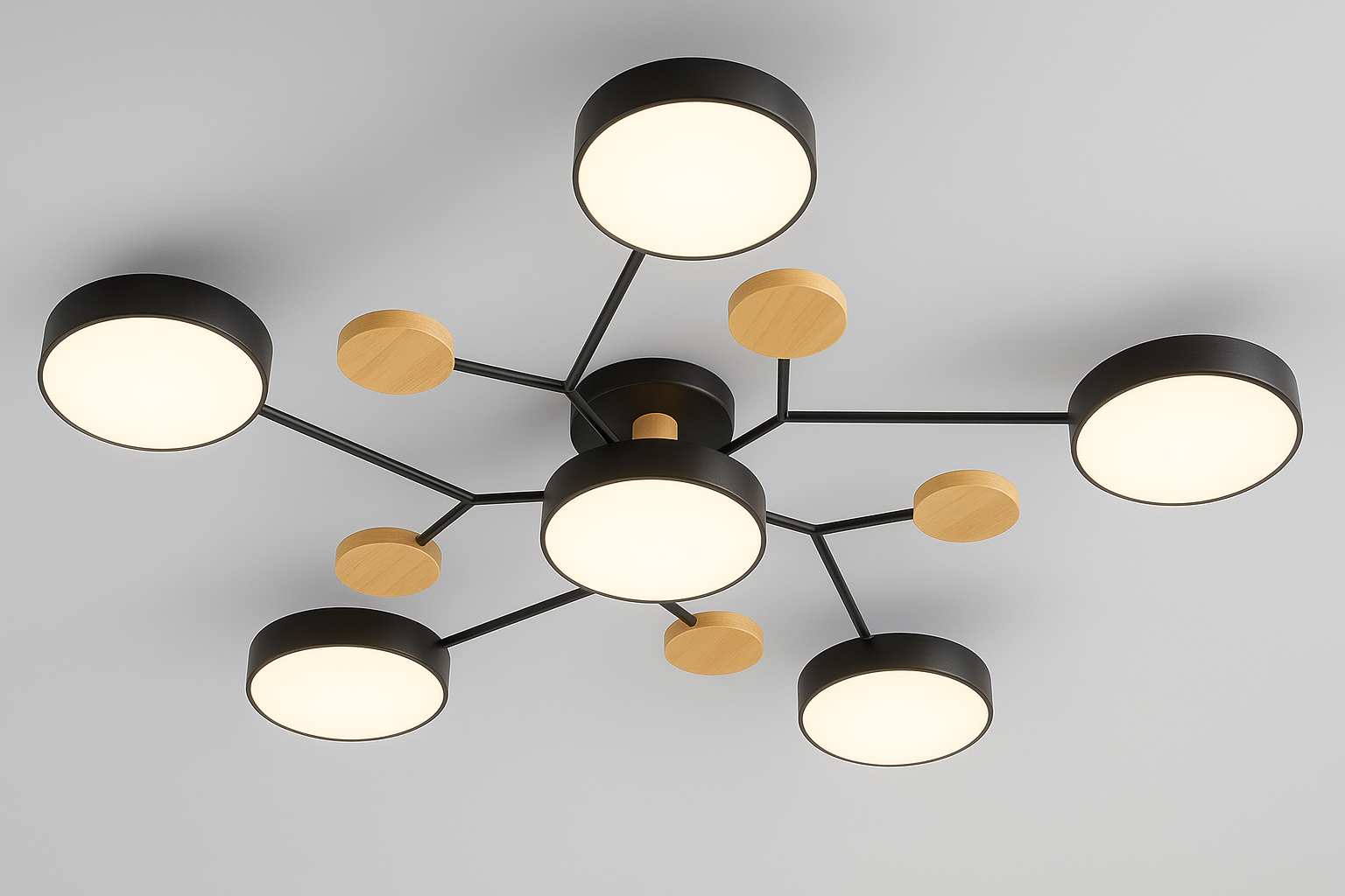 Modern Minimalist Ceiling Lamp – Creative LED Lighting for Living Room