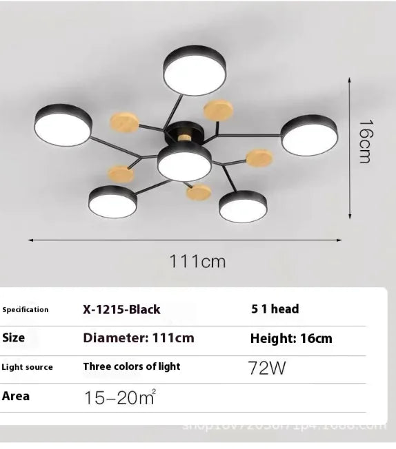 Modern Minimalist Ceiling Lamp – Creative LED Lighting for Living Room