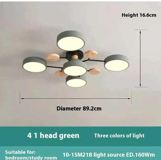 Modern Minimalist Ceiling Lamp – Creative LED Lighting for Living Room