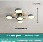 Modern Minimalist Ceiling Lamp – Creative LED Lighting for Living Room