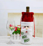Christmas Wine Bottle Covers for Holiday Decor