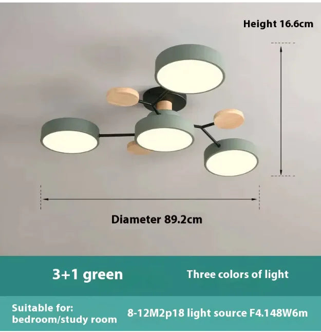 Modern Minimalist Ceiling Lamp – Creative LED Lighting for Living Room