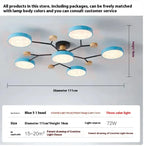 Modern Minimalist Ceiling Lamp – Creative LED Lighting for Living Room