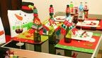 Christmas Wine Bottle Covers for Holiday Decor