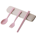 Minimalist Set: Spoon, Fork, Chopsticks