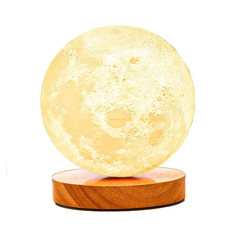 Rotating Moon Atmosphere Night Light